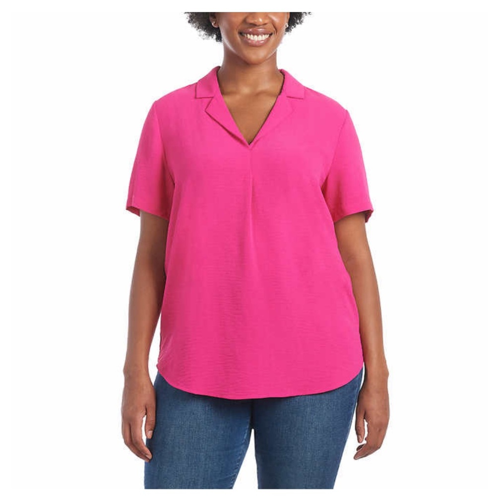 NWT Hilary Radley Ladies' PInk Blouse - Picture 4 of 5